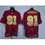 nike nfl jerseys washington redskins #91 kerrigan red(80 anniversary)