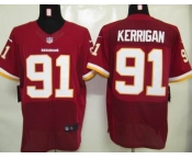 nike nfl jerseys washington redskins #91 kerrigan red[elite]