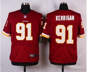 nike nfl jerseys washington redskins #91 kerrigan red[new Elite]