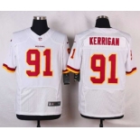 nike nfl jerseys washington redskins #91 kerrigan white[new Elite]