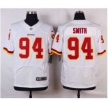 nike nfl jerseys washington redskins #94 smith white[Elite]