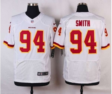 nike nfl jerseys washington redskins #94 smith white[Elite]