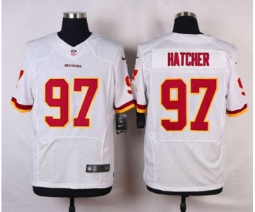 nike nfl jerseys washington redskins #97 hatcher white[new Elite]