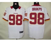 nike nfl jerseys washington redskins #98 orakpo white[elite]