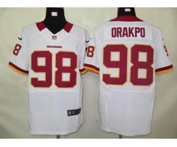 nike nfl jerseys washington redskins #98 orakpo white[elite]