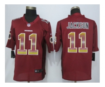 2015 New Nike Washington Red Skins #11 Jackson Red Strobe Jerseys[Limited]