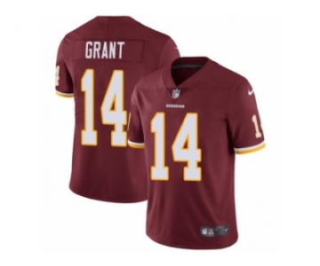 Men Nike Washington Redskins #14 Ryan Grant Burgundy Red Team Color Vapor Untouchable Limited Player NFL Jersey