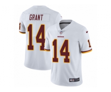 Men Nike Washington Redskins #14 Ryan Grant White Vapor Untouchable Limited Player NFL Jersey