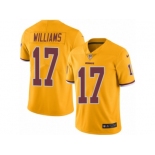 Men Nike Washington Redskins #17 Doug Williams Limited Gold Rush Vapor Untouchable NFL Jersey