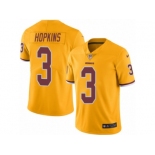 Men Nike Washington Redskins #3 Dustin Hopkins Limited Gold Rush Vapor Untouchable NFL Jersey