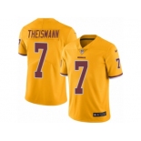 Men Nike Washington Redskins #7 Joe Theismann Limited Gold Rush Vapor Untouchable NFL Jersey