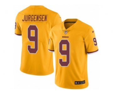 Men Nike Washington Redskins #9 Sonny Jurgensen Limited Gold Rush Vapor Untouchable NFL Jersey