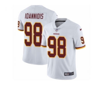 Men Nike Washington Redskins #98 Matthew Ioannidis White Vapor Untouchable Limited Player NFL Jersey