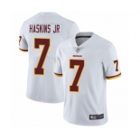 Men Washington Redskins #7 Dwayne Haskins White Vapor Untouchable Limited Player Football Jersey