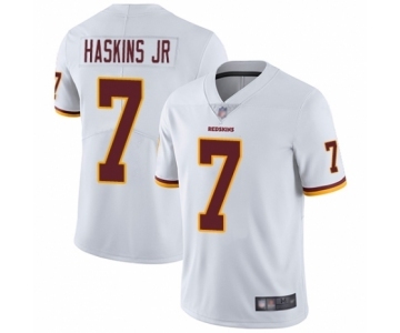 Men Washington Redskins #7 Dwayne Haskins White Vapor Untouchable Limited Player Football Jersey