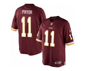 Men's Nike Washington Redskins #11 Terrelle Pryor Limited Burgundy Red Team Color NFL Jersey