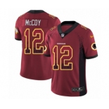 Men's Nike Washington Redskins #12 Colt McCoy Limited Red Rush Drift Fashion NFL Jersey