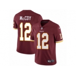 Men's Nike Washington Redskins #12 Colt McCoy Vapor Untouchable Limited Burgundy Red Team Color NFL Jersey