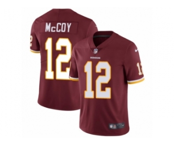 Men's Nike Washington Redskins #12 Colt McCoy Vapor Untouchable Limited Burgundy Red Team Color NFL Jersey