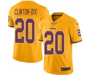 Men's Nike Washington Redskins #20 Ha Clinton-Dix Limited Gold Rush Vapor Untouchable NFL Jersey