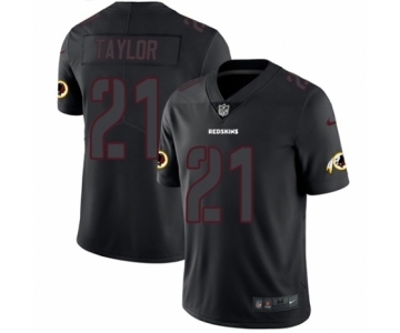 Men's Nike Washington Redskins #21 Sean Taylor Limited Black Rush Impact NFL Jersey