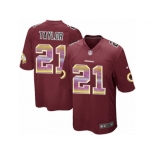 Men's Nike Washington Redskins #21 Sean Taylor Limited Burgundy Red Strobe NFL Jersey