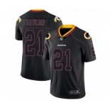 Men's Nike Washington Redskins #21 Sean Taylor Limited Lights Out Black Rush NFL Jersey