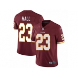 Men's Nike Washington Redskins #23 DeAngelo Hall Vapor Untouchable Limited Burgundy Red Team Color NFL Jersey