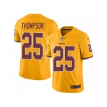 Men's Nike Washington Redskins #25 Chris Thompson Limited Gold Rush NFL Jersey