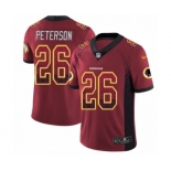 Men's Nike Washington Redskins #26 Adrian Peterson Limited Red Rush Drift Fashion NFL Jersey