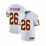 Men's Nike Washington Redskins #26 Adrian Peterson White Vapor Untouchable Limited Player NFL Jersey