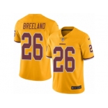 Men's Nike Washington Redskins #26 Bashaud Breeland Limited Gold Rush NFL Jersey