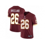 Men's Nike Washington Redskins #26 Bashaud Breeland Vapor Untouchable Limited Burgundy Red Team Color NFL Jersey