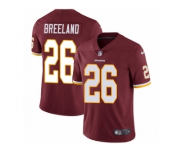 Men's Nike Washington Redskins #26 Bashaud Breeland Vapor Untouchable Limited Burgundy Red Team Color NFL Jersey