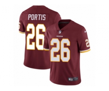 Men's Nike Washington Redskins #26 Clinton Portis Vapor Untouchable Limited Burgundy Red Team Color NFL Jersey