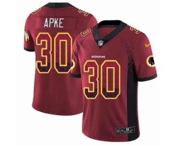 Men's Nike Washington Redskins #30 Troy Apke Limited Red Rush Drift Fashion NFL Jersey