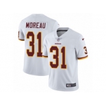 Men's Nike Washington Redskins #31 Fabian Moreau Vapor Untouchable Limited White NFL Jersey