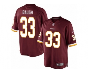 Men's Nike Washington Redskins #33 Sammy Baugh Limited Burgundy Red Team Color NFL Jersey