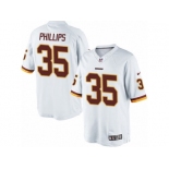 Men's Nike Washington Redskins #35 Dashaun Phillips Limited White NFL Jersey