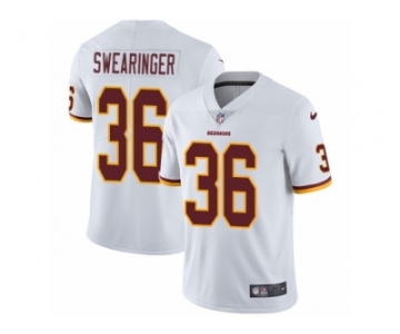 Men's Nike Washington Redskins #36 D.J. Swearinger Vapor Untouchable Limited White NFL Jersey