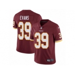 Men's Nike Washington Redskins #39 Josh Evans Burgundy Red Team Color Vapor Untouchable Limited Player NFL Jersey