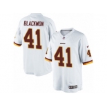 Men's Nike Washington Redskins #41 Will Blackmon Limited White NFL Jersey