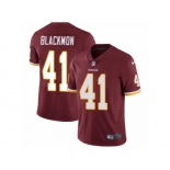 Men's Nike Washington Redskins #41 Will Blackmon Vapor Untouchable Limited Burgundy Red Team Color NFL Jersey