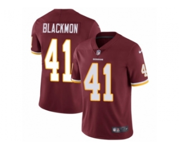 Men's Nike Washington Redskins #41 Will Blackmon Vapor Untouchable Limited Burgundy Red Team Color NFL Jersey