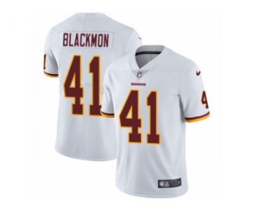 Men's Nike Washington Redskins #41 Will Blackmon Vapor Untouchable Limited White NFL Jersey