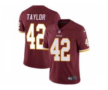 Men's Nike Washington Redskins #42 Charley Taylor Vapor Untouchable Limited Burgundy Red Team Color NFL Jersey