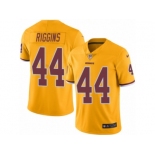 Men's Nike Washington Redskins #44 John Riggins Limited Gold Rush NFL Jersey