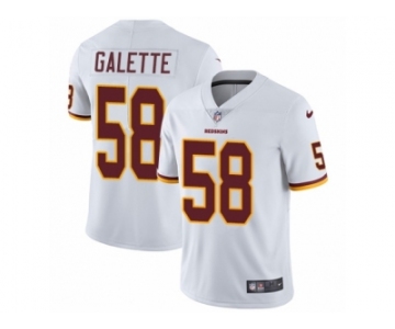 Men's Nike Washington Redskins #58 Junior Galette Vapor Untouchable Limited White NFL Jersey