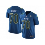 Men's Nike Washington Redskins #70 Sam Huff Limited Blue 2017 Pro Bowl NFL Jersey