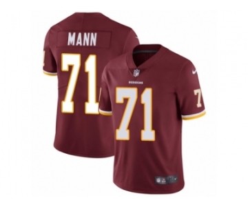 Men's Nike Washington Redskins #71 Charles Mann Vapor Untouchable Limited Burgundy Red Team Color NFL Jersey